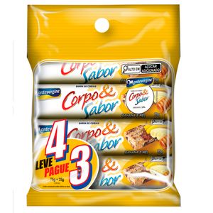Barra de Cereais Corpo E Sabor Banana 100g 6113 - Montevergine