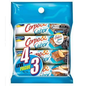 Barra de Cereais Corpo E Sabor Castanha Pará 100g 6213 -Montevergine
