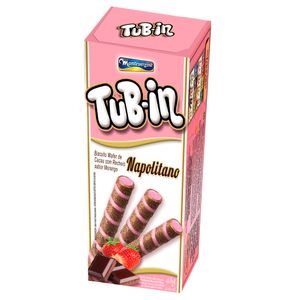 Biscoito Tub-in Com Recheio de Napolitano 48g 4674 - Montevergine