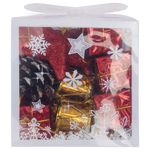 Kit_Mini_Pendentes_Natal_Bola_Presente_E_Sino_Plástico_Sortido_24_Peças_3cm_Ref.LM2454NTL_honeyhome
