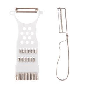 Kit Descascador E Ralador Plástico Ferro 2 Peças LM2108 - honeyhome