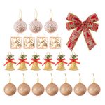 Kit_Pendentes_Natal_Bola_Presente_E_Laço_Plástico_Pp_Champanhe_21_Peças_6cm_Ref.LM2453NTL_honeyhome