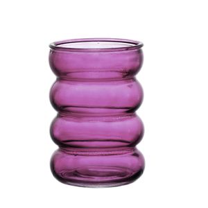Vaso Ivy Vidro Roxo 12cm VASO074 - Hauskraft