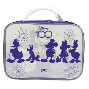Estojo Organizador Disney 100 Anos Com Alça Pvc Cristal 4053 - Dac
