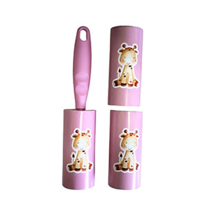 Kit Rolo Tira Pelos Com Cabo 3 Peças Sortido 22,2x4,5cm CK7023 - Clink