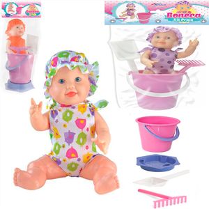 Boneca Kit Praia Plástico Sortida 899 - Líder Brinquedos