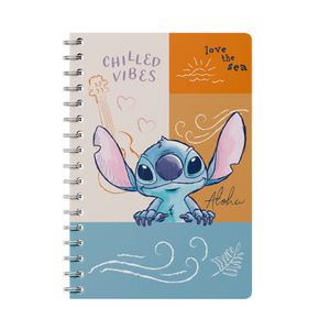 Caderno Colegial A5 Stitch 1 Matéria 80 Folhas 707200204 - Culturama