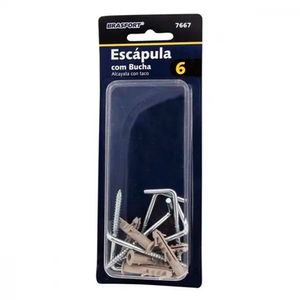 Escapula com Bucha 06 com 6 Peças Brasfort