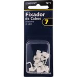 Fixador_de_Cabo_07_Branco_com_10_Peças_Brasfort