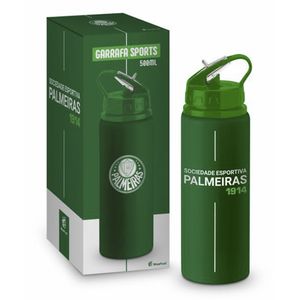 Garrafa Sports 500ml Alumínio Times Palmeiras 13035 - Brasfoot