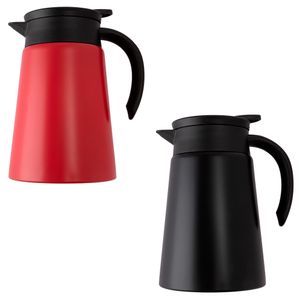 Garrafa Térmica Requinte Aço Inox Plástico Pp 800ml Sortido 11x11x17.5cm LM2139 - honeyhome