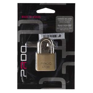 Cadeado Em Blister Latão 30mm 51000028 - Pado
