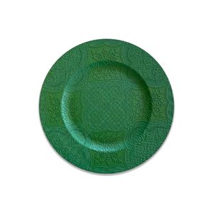 Sousplat Versalhes Verde Oliva 33cm B5134VO - Nsw