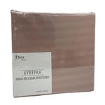 Jogo_Lençol_Solteiro_Stripe_4_Peças_Rosé_100%_Poliéster_Ref.20246_Beca_Home