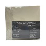 Lençol_Casal_Avulso_Com_Elástico_180_Fios_100%_Algodão_Bege_Ref.20259_Beca_Home