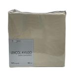 Lençol_Queen_Avulso_Com_Elástico_180_Fios_100%_Algodão_Bege_Ref.20260_Beca_Home