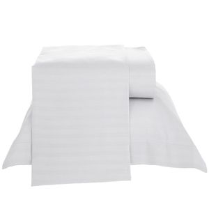 Fronha Avulsa 3 Abas Stripe Branca 50x70cm 20263 - Beca Home
