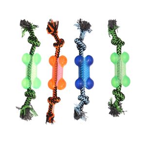 Brinquedo Para Cães Osso Com Corda Sortido 23cm RG0142-Ringo