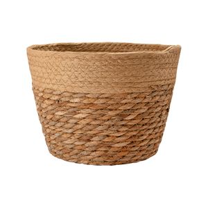 Cachepot M Ambiente Papel E Palha Milho 24x24x17,5cm LM3025AMB - honeyhome