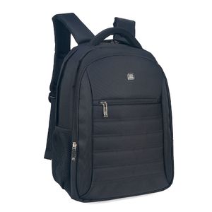 Mochila de Costas Executiva Polo King Preta MN51587PKPR - Luxcel