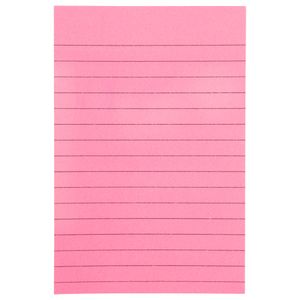 Bloco de Notas Autoadesivas 100 Folhas Papel Rosa 10,1x15,2cm LM2607PAP - honeyhome