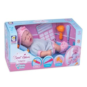 Boneca Reborn 1ª Vacina Sweet 2433 - Cotiplás