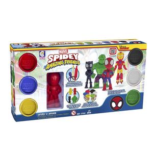 Massinha de Modelar Spidey & Amigos Marvel 2700 - Cotiplás
