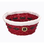 Cesto_Decorativo_Natal_Redondo_Trançado_Bambu_Roupa_Noel_19x16cm_Ref.NTW30014_Wincy