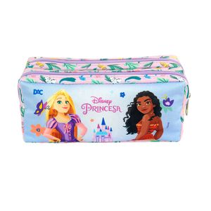 Estojo Escolar Duplo Princesas Tecido 4306 - Dac