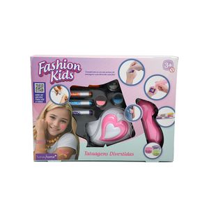 Kit Tatuagens Divertidas Fashion Kids Plástico 16 Peças LM2179 - honeyhome