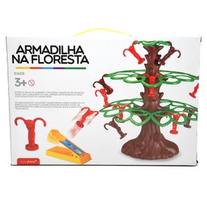Jogo Armadilha Na Floresta Jumping Monkey Plástico LM2208 - honeyhome