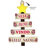 Placa_Natal_Para_Pendurar_Seja_Bem_Vindo/_Feliz_Natal_Ref.ANM4019_Nsw