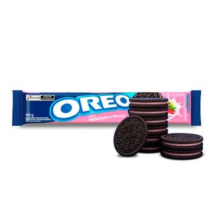 Biscoito Oreo Flowack Milkshake Morango 90g 1235 - Oreo