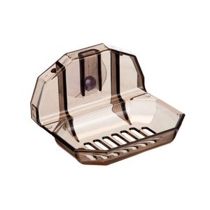 Saboneteira Com Ventosa Pvc E Proliestireno Fume 114MX - Maxximo