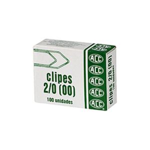 Clipes Galvanizados 2/0 , 100 unidades - ACC