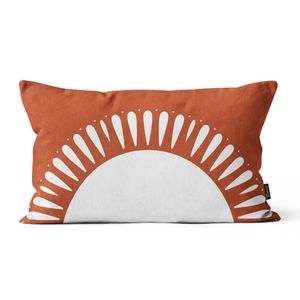 Capa Almofada Rinzeira Winter Pallet 1193326 Microfibra Terra Siena 30x50cm 1193326 - Tuti Gottô