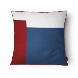 Capa Almofada Winter Pallet 1193341 Veludo Com Cordão Geométrica Fundo Azul 43x43cm 1193341 - Tuti Gottô