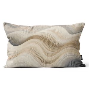 Capa Almofada Rinzeira Floresta Viva IA243030 Microfibra Ondas 30x50cm IA243030 - Tuti Gottô
