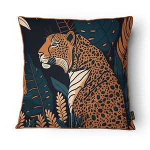 Capa Almofada Safari SA2405C Linho Com Cordão 43x43cm SA2405C - Tuti Gottô