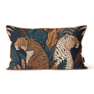 Capa Almofada Safari SA2408C Linho Com Cordão 30x50cm SA2408C - Tuti Gottô