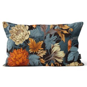 Capa Almofada Rinzeira Pássaros E Flores PAS2416 Microfibra 30x50cm PAS2416 - Tuti Gottô