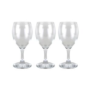 Conjunto de Taças 340ml Eden G4U Vidro 3 Peças A87106 - Fratelli