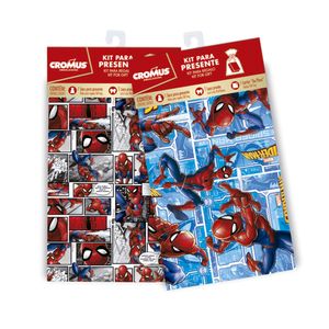 Kit Saquinho de Presente Spider Man Sortido 1 Unidade 30x44cm 11001777 - Cromus