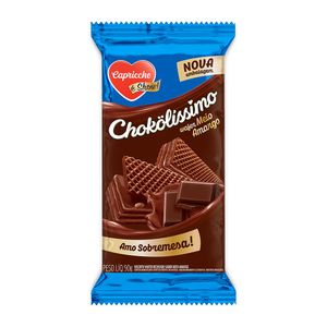 Biscoito Wafer Chokolíssimo Sabor Chocolate Meio Margo 90g 30000160 - Capricche