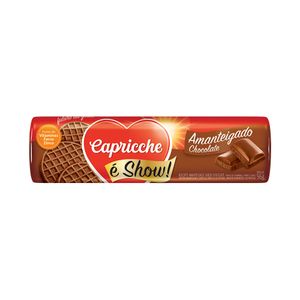 Biscoito Amanteigado Sabor Chocolate 96g 30000607 - Capricche