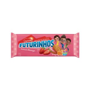 Biscoito Futurinhos Morango Recheado Sabor Morango 32g 30000553 - Capricche