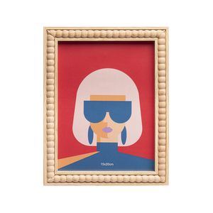 Porta Retrato 10x15 Mdf Balls Natural 220625 - Lyor