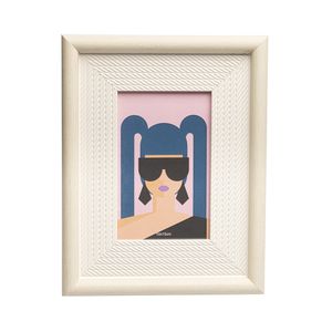 Porta Retrato 10x15 Poliestireno Rope Bege 220628 - Lyor