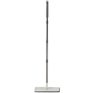 Mop Flat Limpa E Seca Moderna Com Balde E Refil Plástico Pp Aço Inox 122x32x12cm LM2338MO - honeyhome