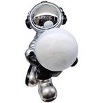 Estatueta_Astronauta_Com_Globo_Resina_Preto_13x16x21cm_Ref.LM2854_honeyhome